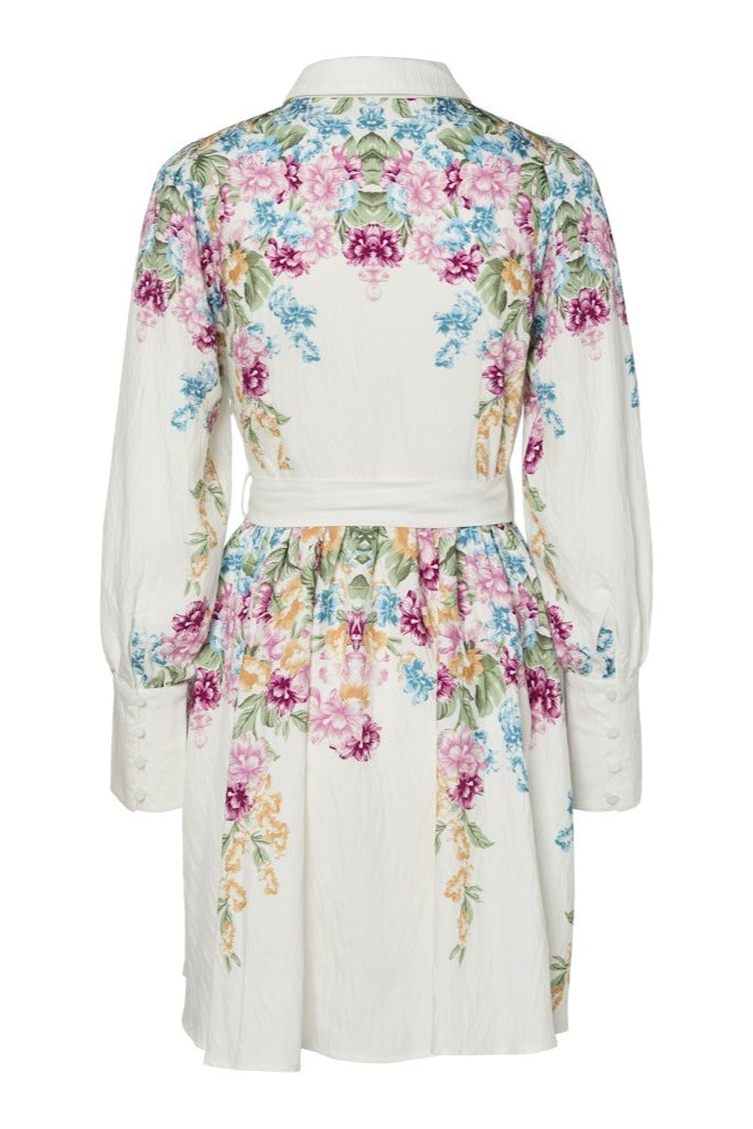 Yasrosie Ls Dress Birch Rosie Print | Kjoler | Smuk - Dameklær på nett