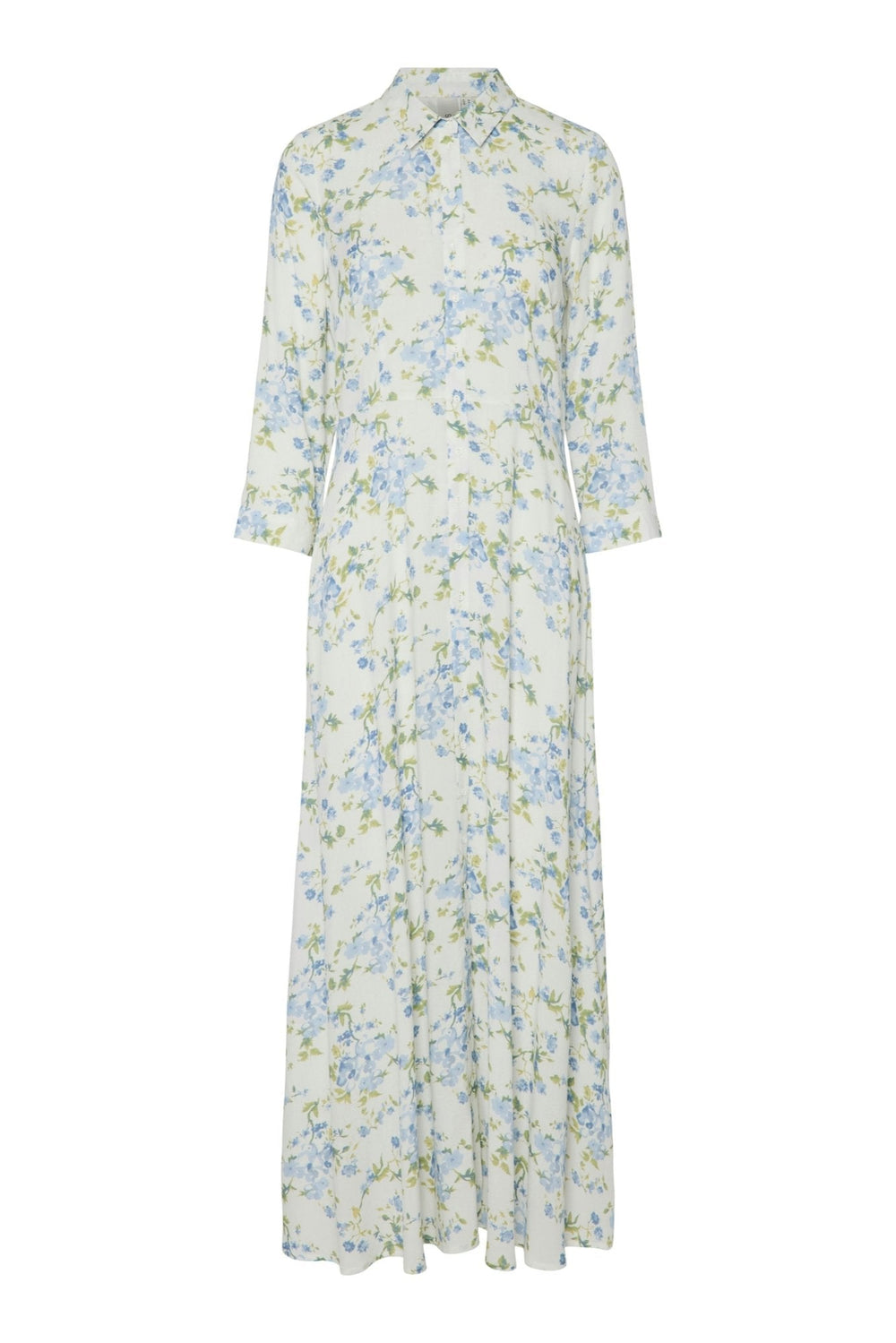 Yassavanna Long Shirt Dress Star White Sumelli | Kjoler | Smuk - Dameklær på nett