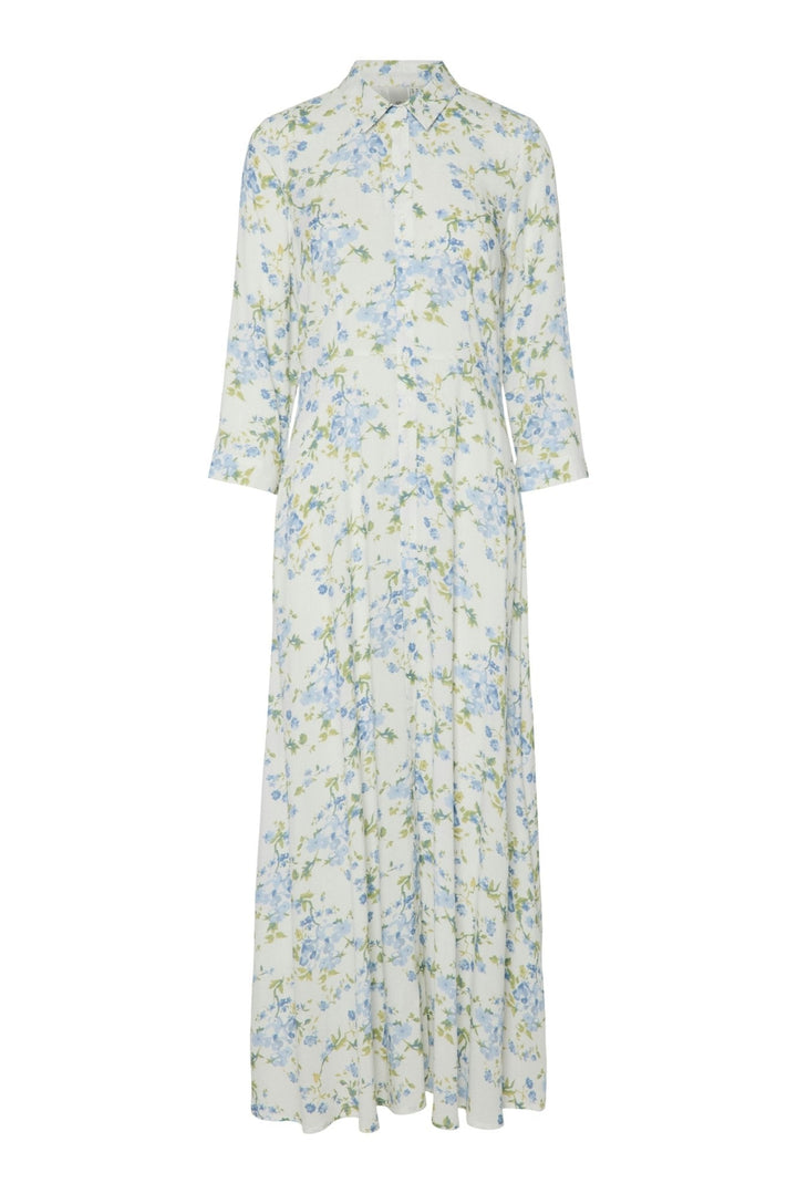 Yassavanna Long Shirt Dress Star White Sumelli | Kjoler | Smuk - Dameklær på nett