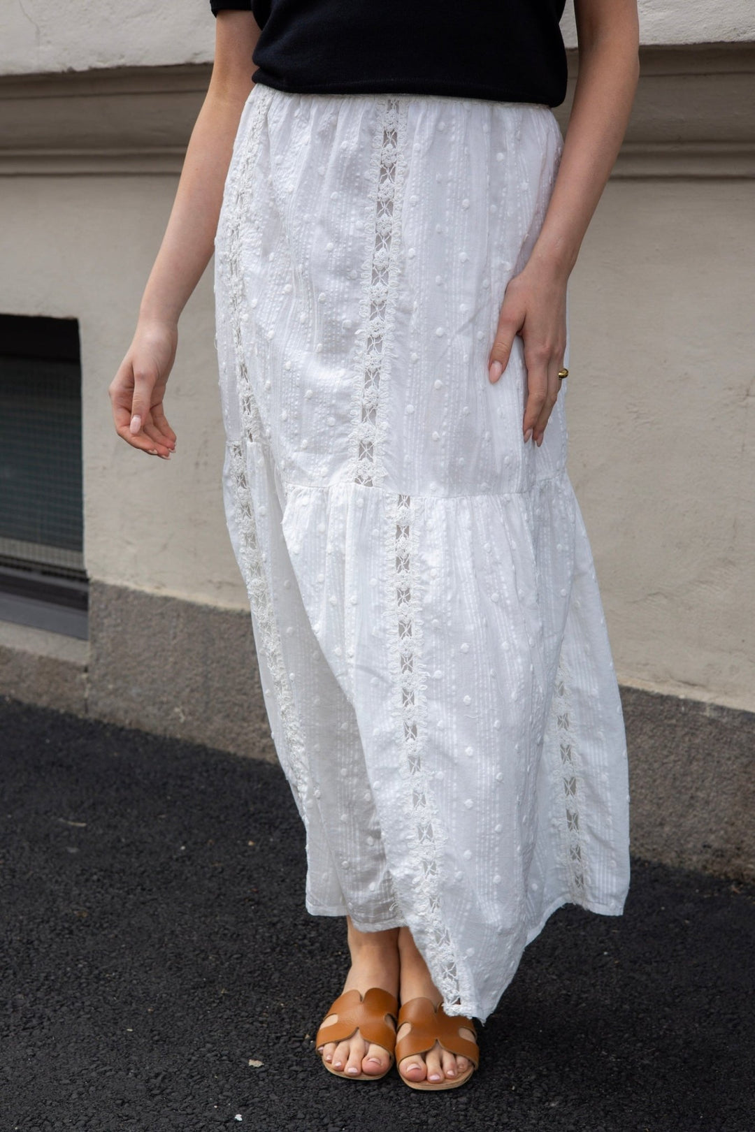 Yasthia Hw Ankle Skirt Star White | Skjørt | Smuk - Dameklær på nett