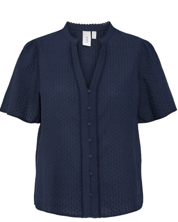 Yastia Ss Top Navy Blazer | Skjorter og bluser | Smuk - Dameklær på nett