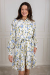 Yastilera Ls Shirt Dress Star White Sumelli