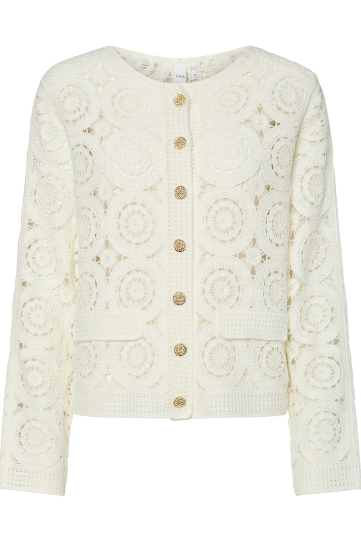 Yastrivo Ls Crochet Cardigan Birch | Genser | Smuk - Dameklær på nett