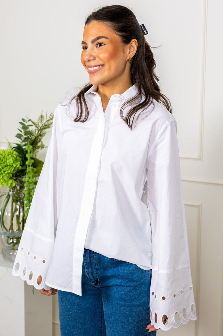 Yenifer Shirt White | Skjorter og bluser | Smuk