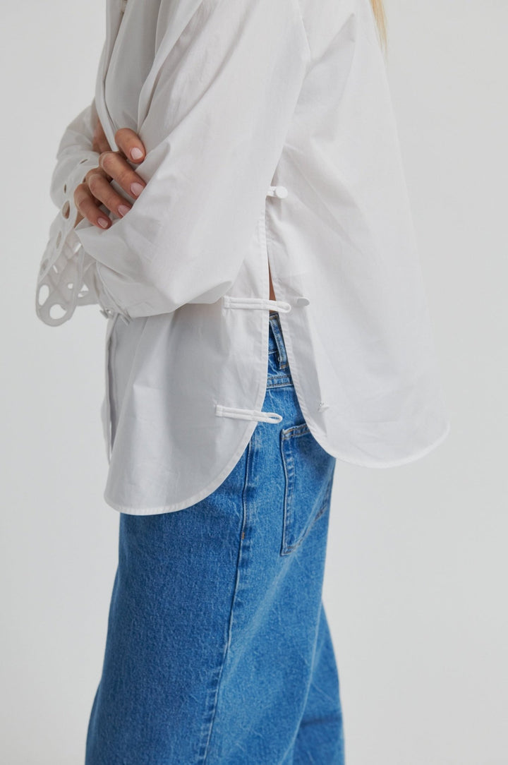 Yenifer Shirt White | Skjorter og bluser | Smuk