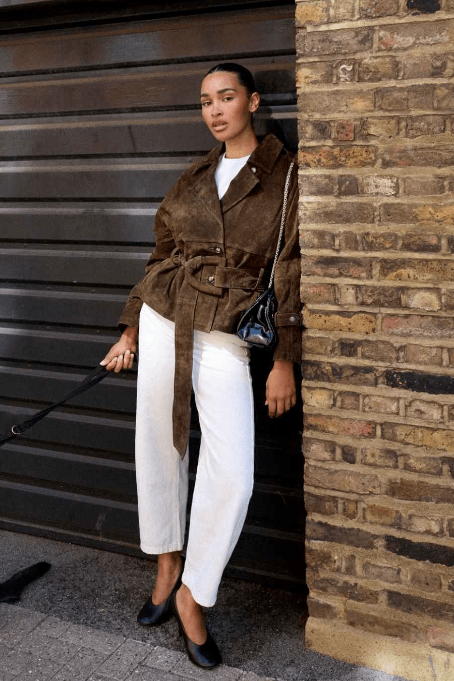 York Cropped Trench Coat Brown | Yttertøy | Smuk