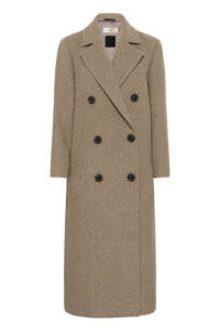 Yunahiw Long Coat Sandy Grey Melange