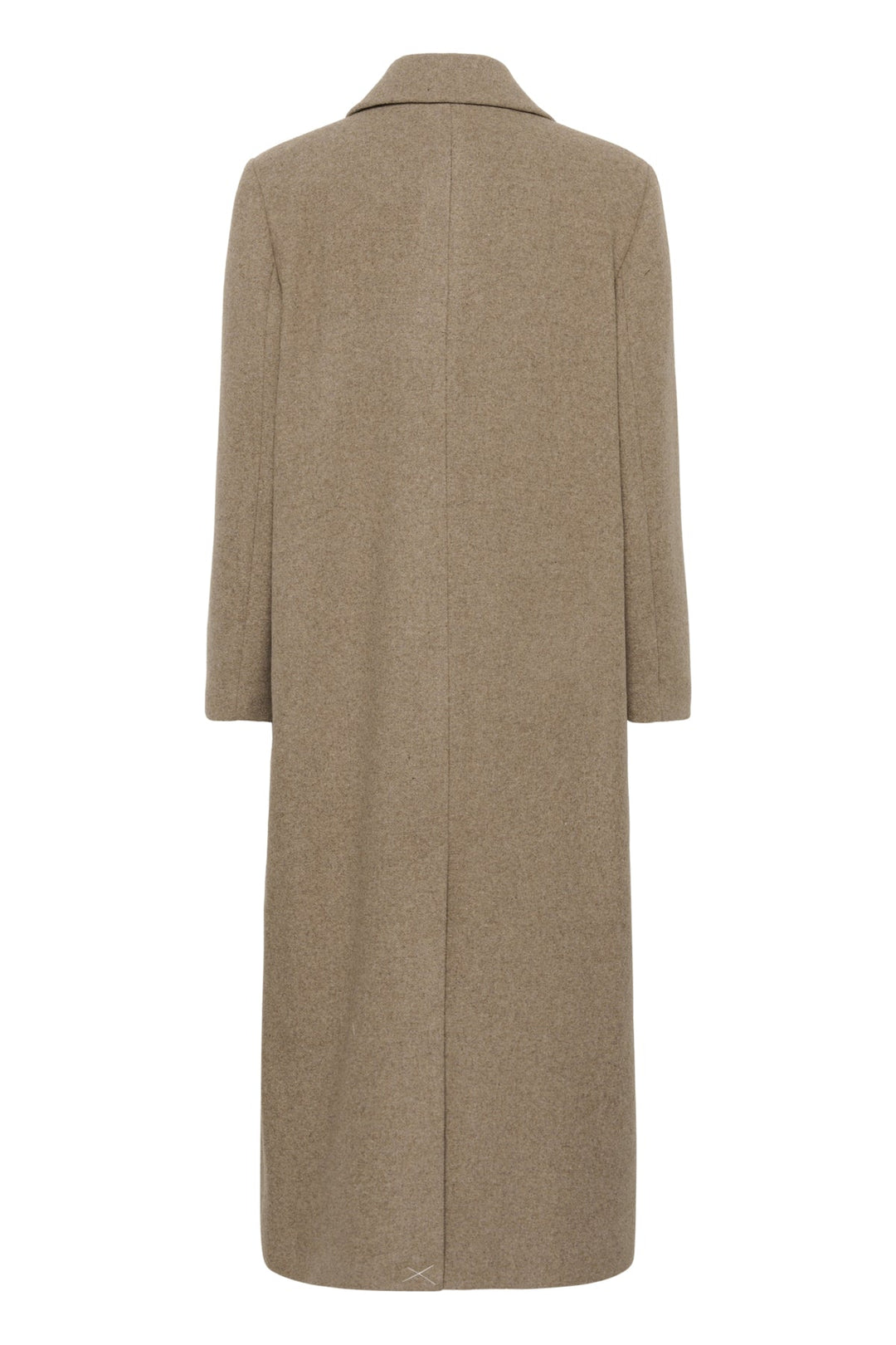 Yunahiw Long Coat Sandy Grey Melange | Yttertøy | Smuk - Dameklær på nett