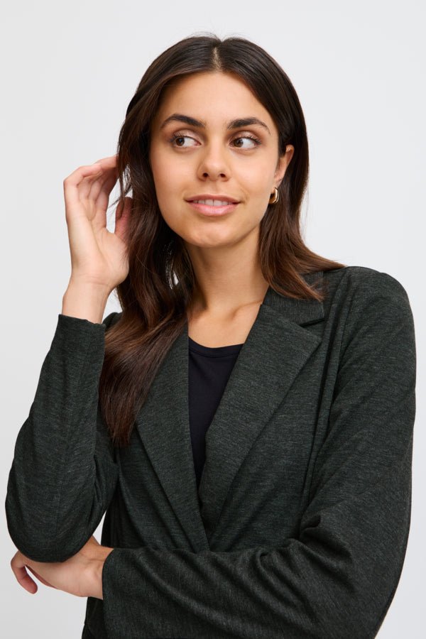 Zablazer 2 Blazer Charcoal Melange | Blazer | Smuk - Dameklær på nett