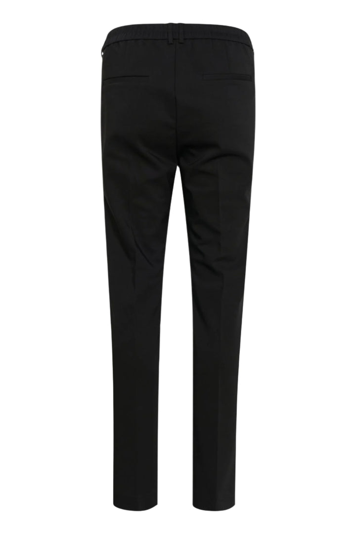 Zellaiw Flat Long Beltloops Black | Bukser | Smuk - Dameklær på nett