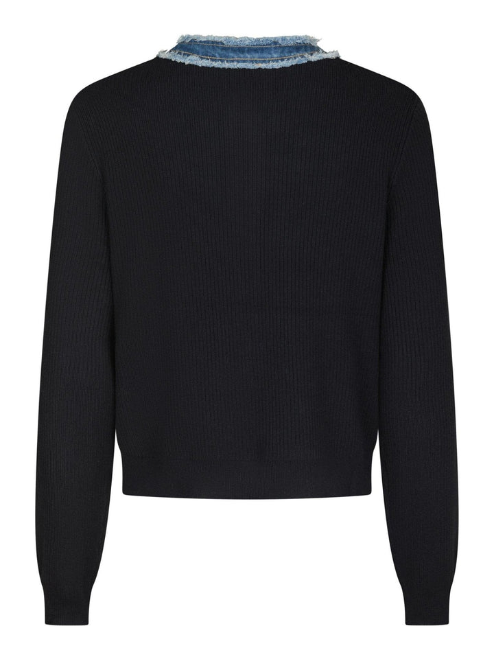 Zelma Knit Denim Cardigan Navy | Genser | Smuk