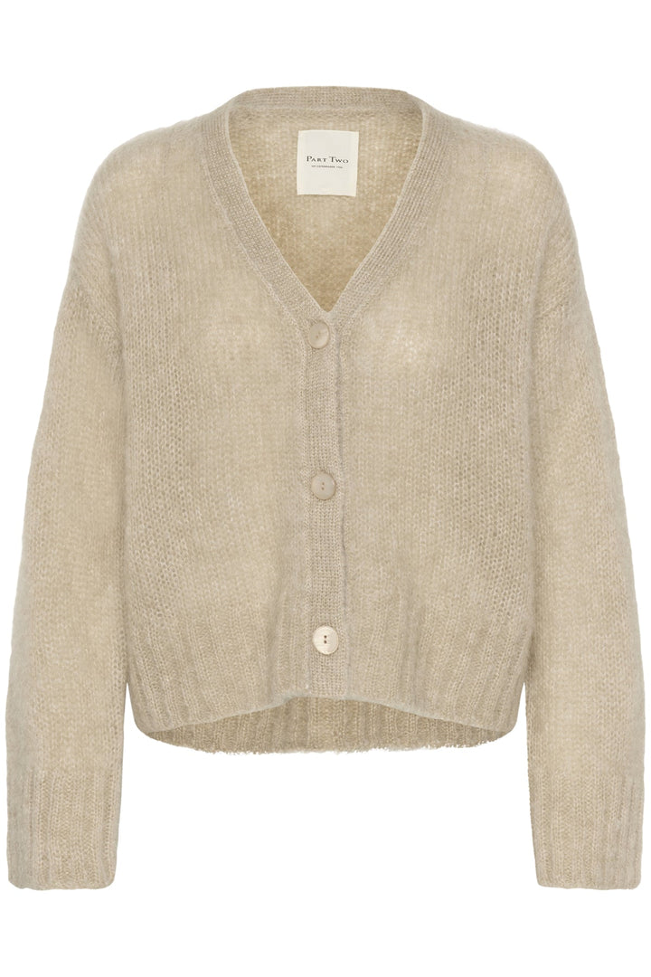 Zendaya Cardigan Light Camel Melange | Genser | Smuk