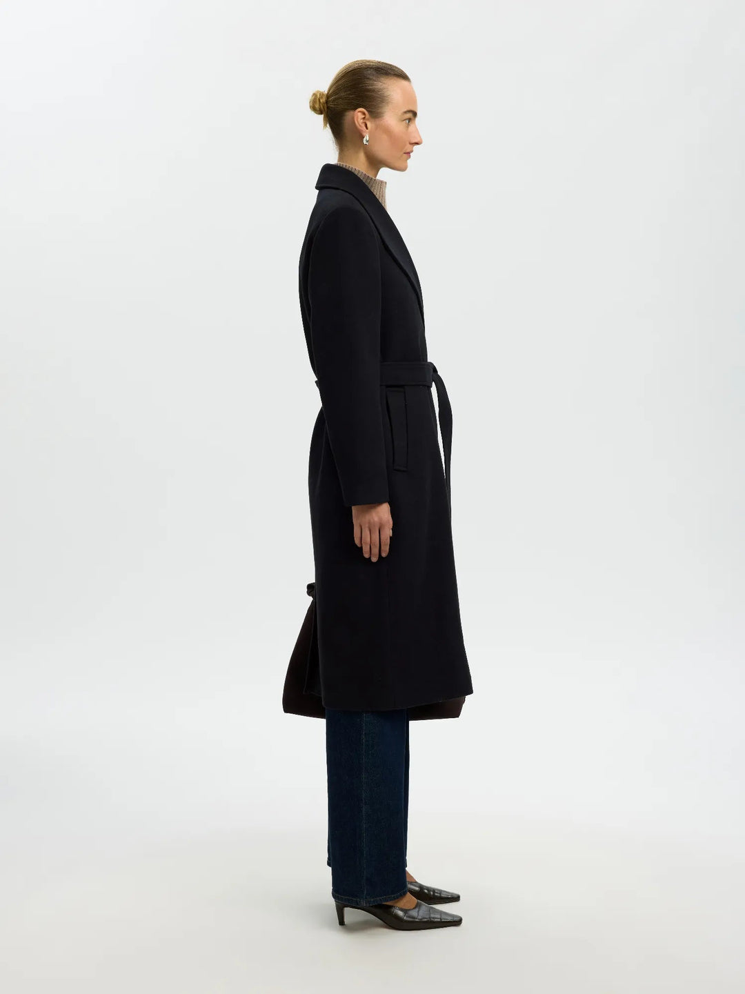 Zia-Rosa Wool Blend Coat Black | Yttertøy | Smuk
