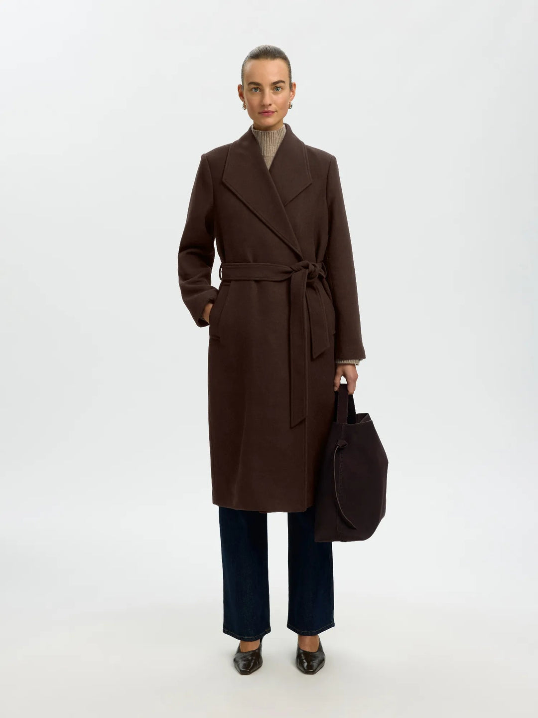 Zia-Rosa Wool Blend Coat Delicioso Melange | Yttertøy | Smuk