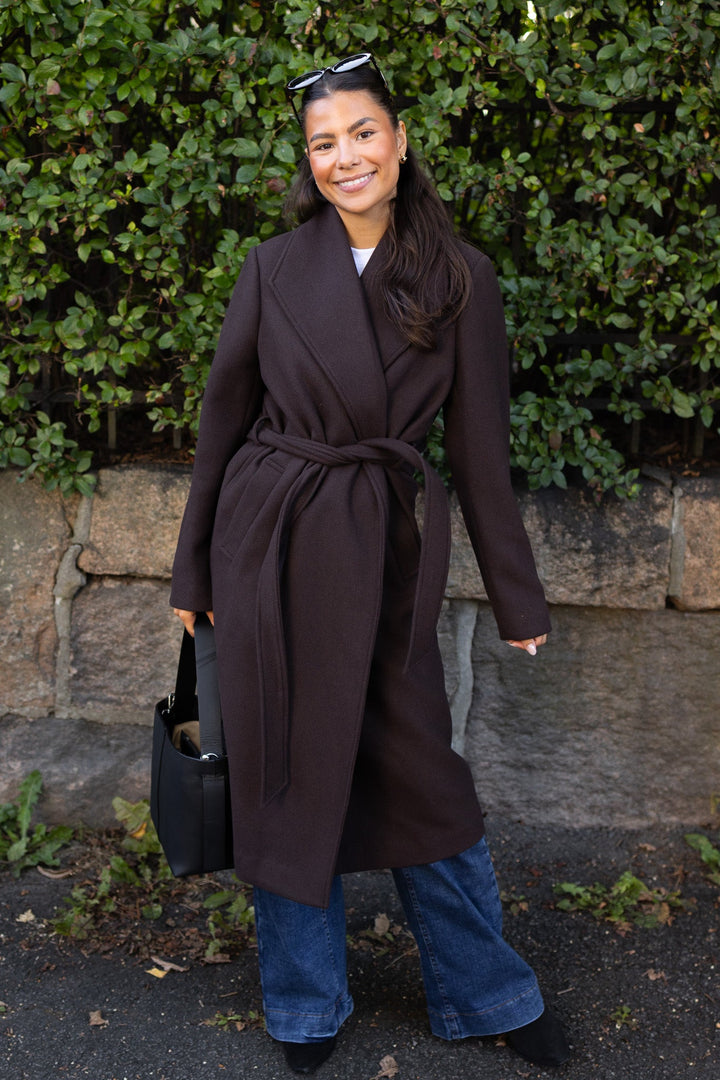 Zia-Rosa Wool Blend Coat Delicioso Melange | Yttertøy | Smuk