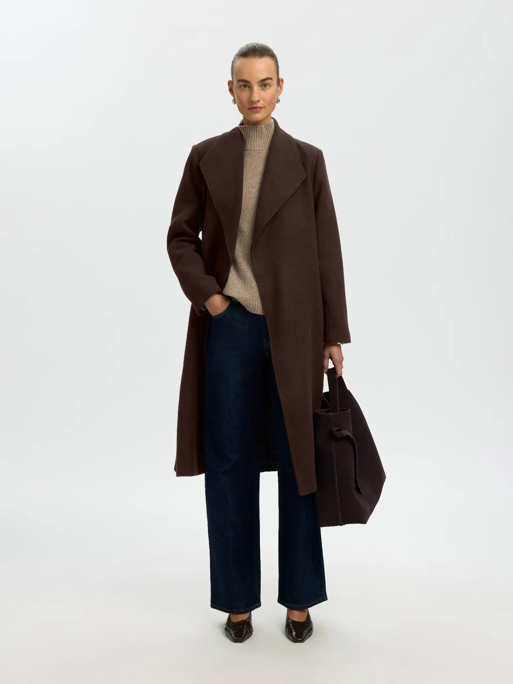 Zia-Rosa Wool Blend Coat Delicioso Melange | Yttertøy | Smuk