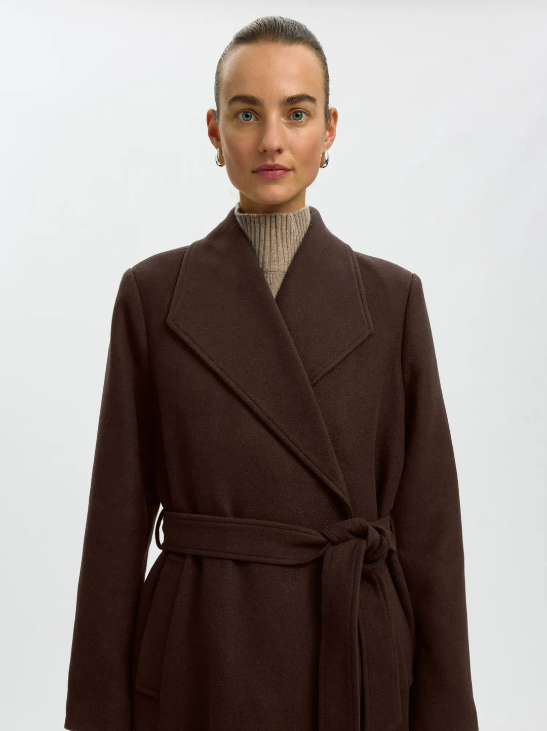 Zia-Rosa Wool Blend Coat Delicioso Melange | Yttertøy | Smuk