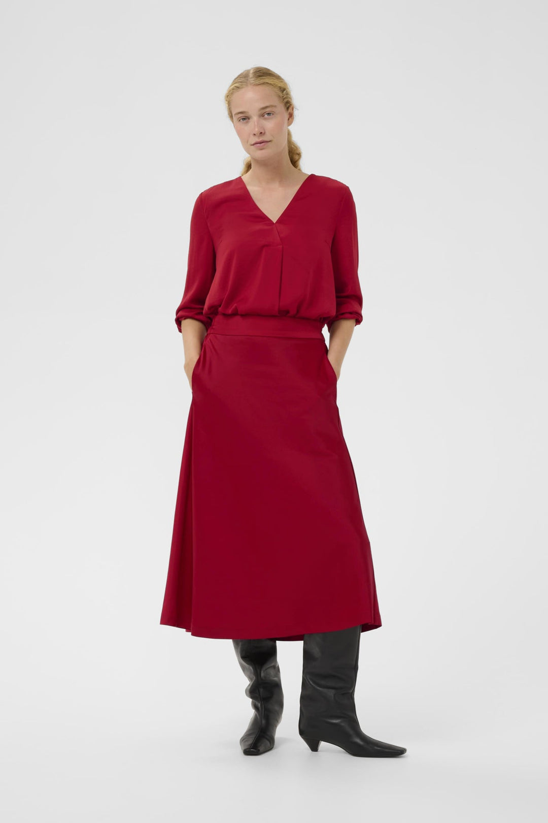 Zilkyiw Skirt True Red | Skjørt | Smuk - Dameklær på nett