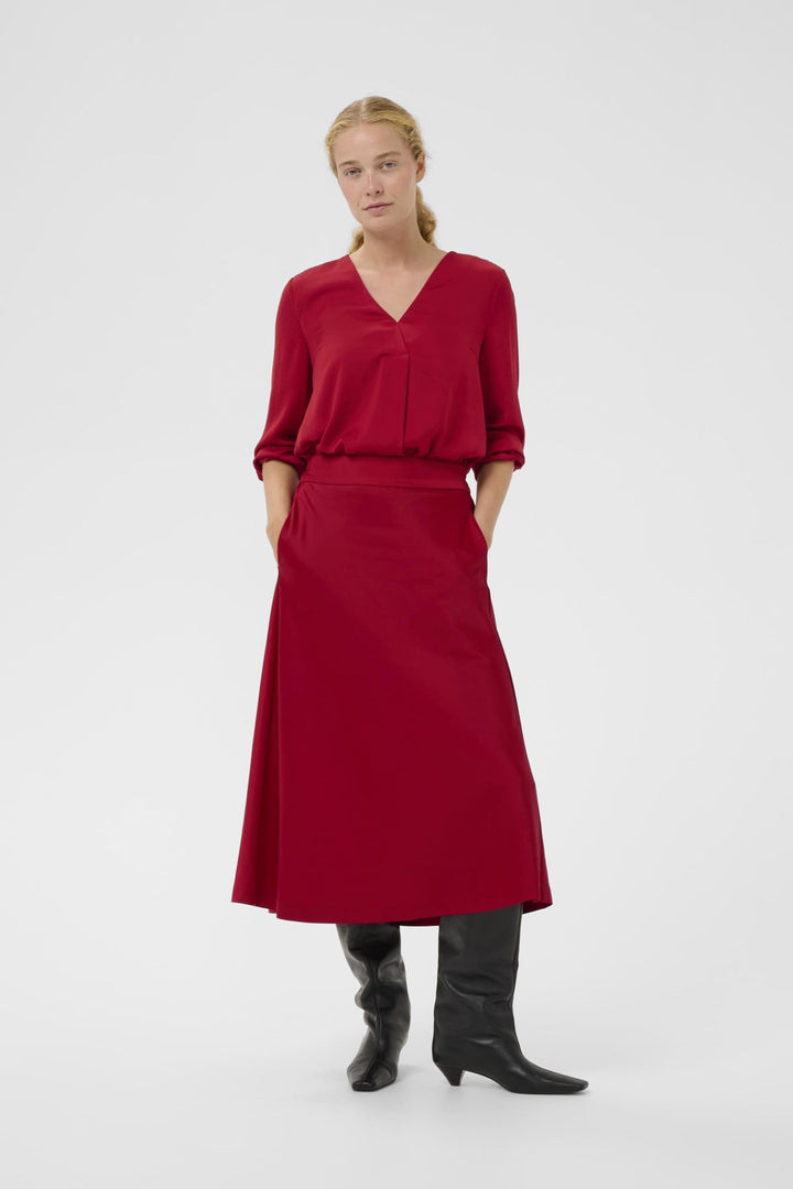 Zilkyiw Skirt True Red | Skjørt | Smuk - Dameklær på nett