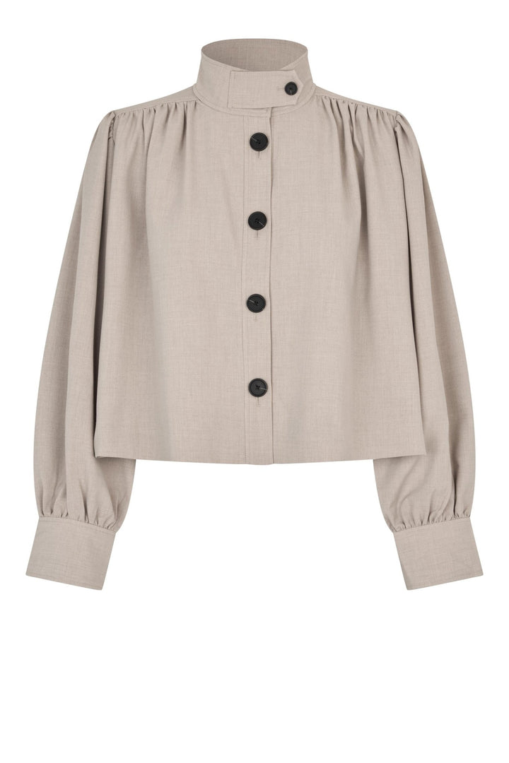 Zoie Jacket Light Beige Melange | Yttertøy | Smuk