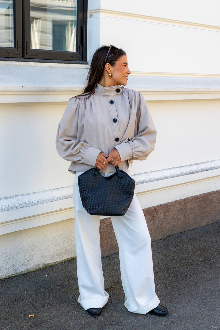 Zoie Jacket Light Beige Melange | Yttertøy | Smuk