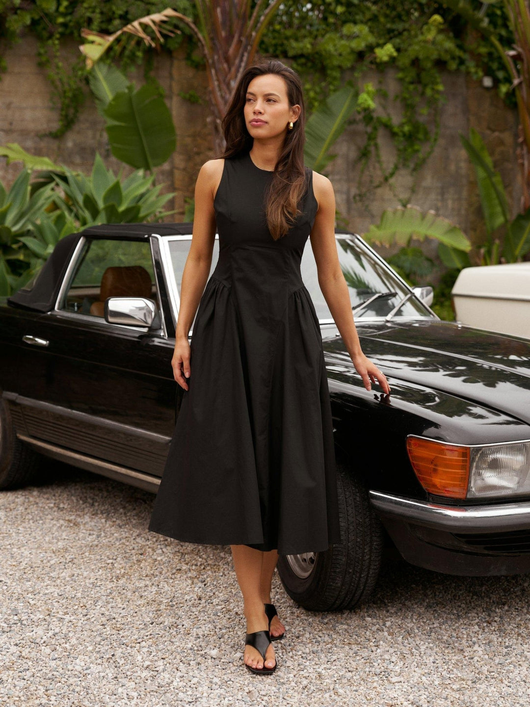 Zora Poplin Dress Black | Kjoler | Smuk