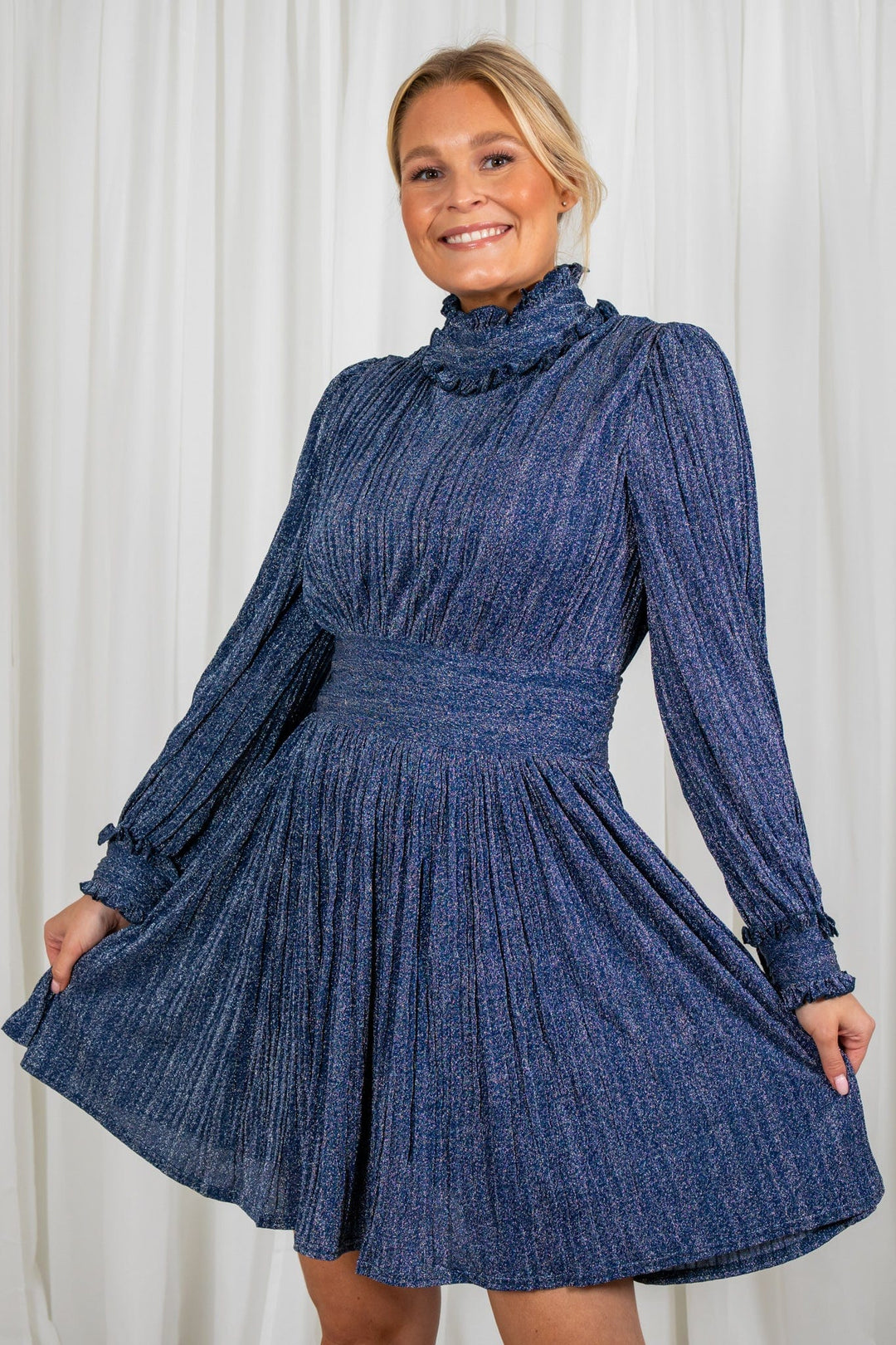 Addison Dress Blue | Kjoler | Smuk - Dameklær på nett