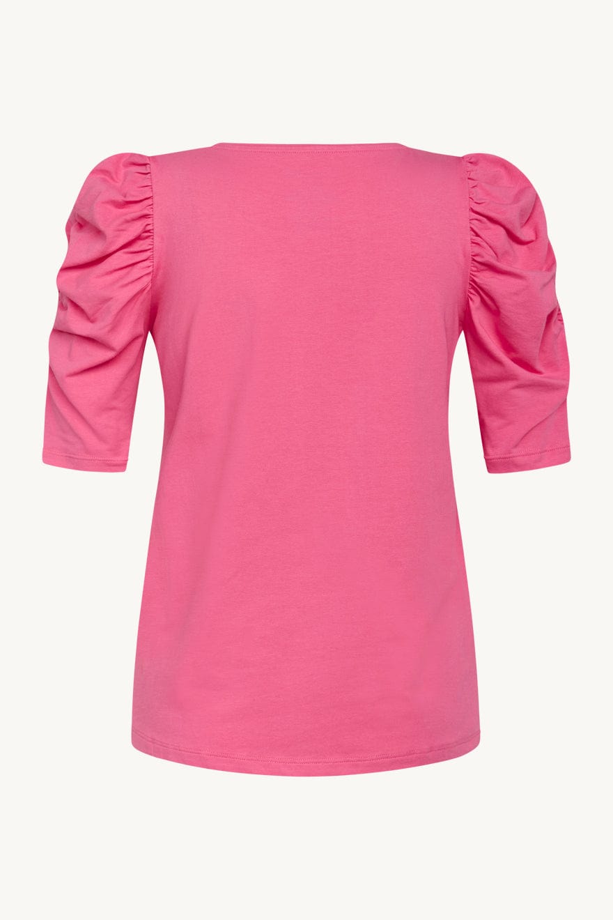 Adrienne - T-Shirt Pink Power | Topper | Smuk - Dameklær på nett