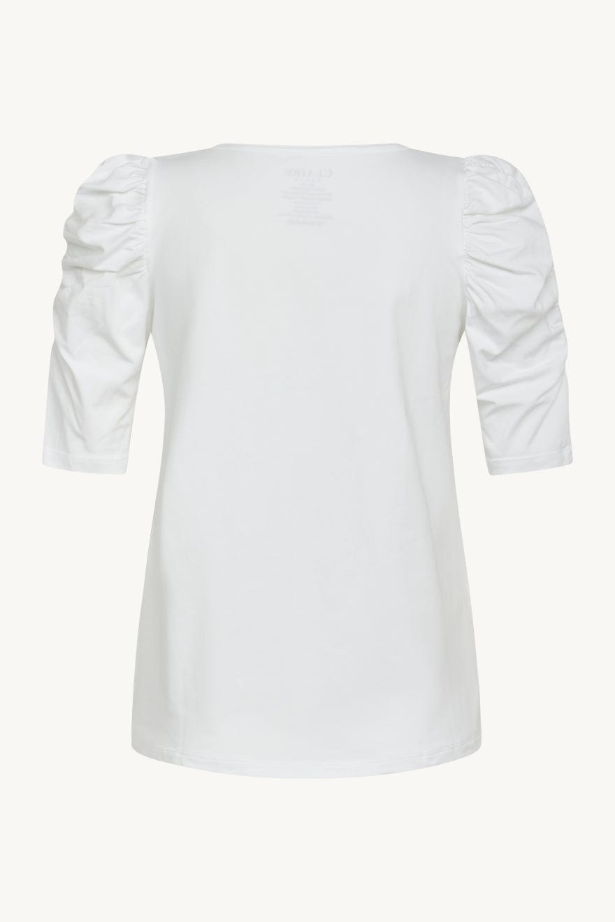 Adrienne - T-Shirt White | Topper | Smuk - Dameklær på nett