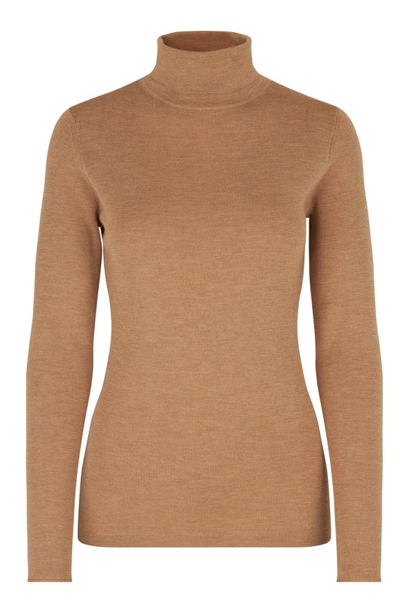 Agathe Knit T-Neck Apple Cinnamon | Genser | Smuk - Dameklær på nett