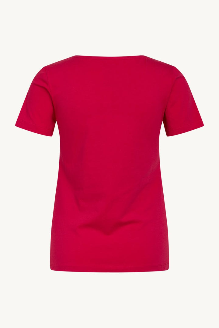 Aida - T-Shirt Deep Pink | Topper | Smuk - Dameklær på nett