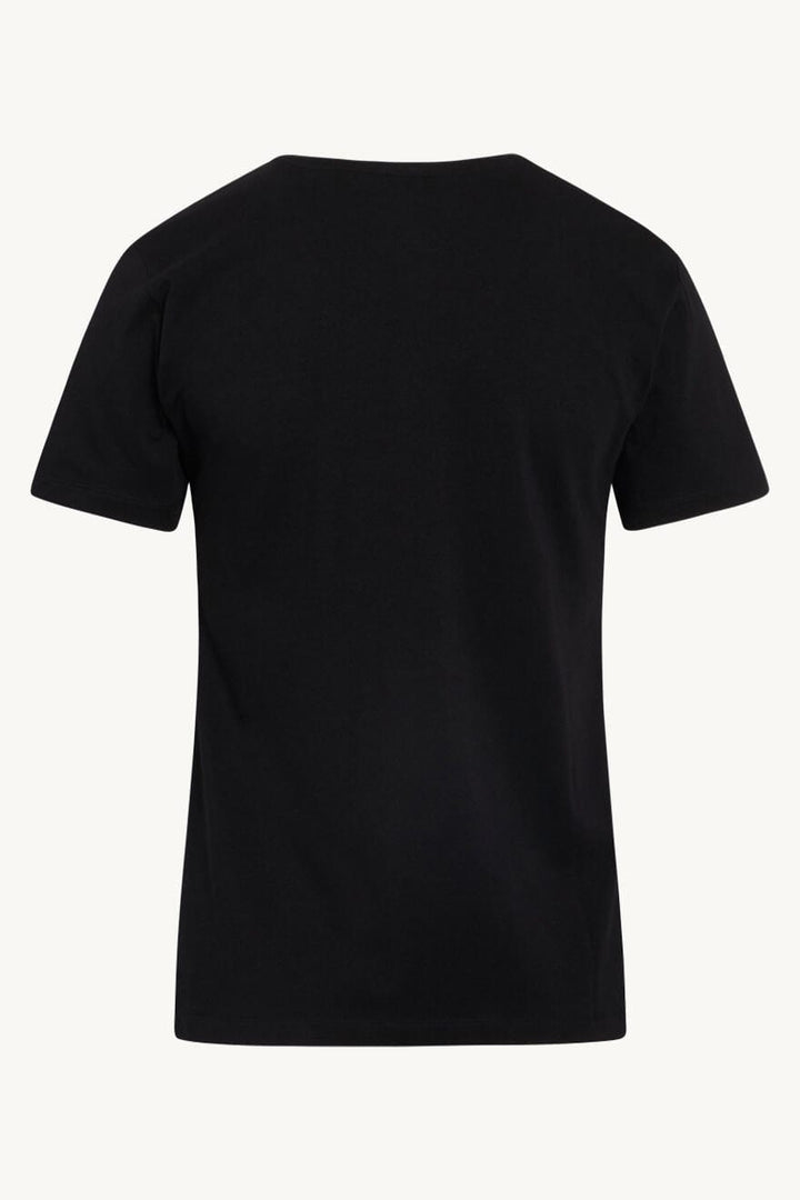 Aida T-Shirt O-Neck Black | Topper | Smuk - Dameklær på nett