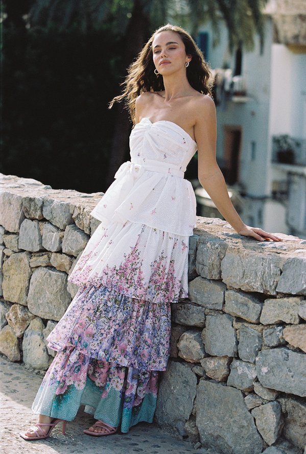 Alaya Maxi Dress Lavender Garden | Kjoler | Smuk - Dameklær på nett