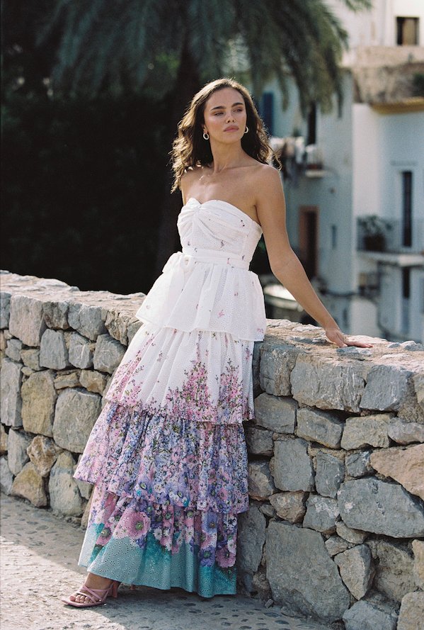 Alaya Maxi Dress Lavender Garden | Kjoler | Smuk - Dameklær på nett