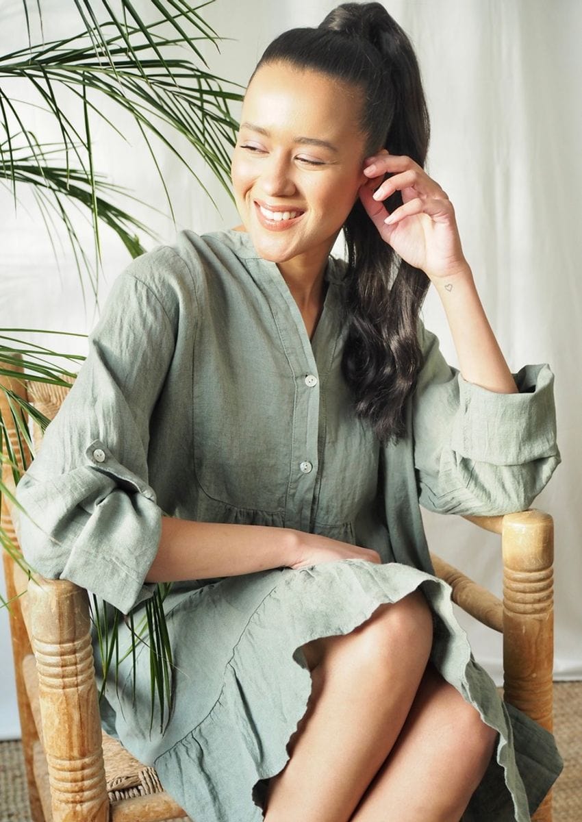 Alba Linen Dress | Kjoler | Smuk - Dameklær på nett