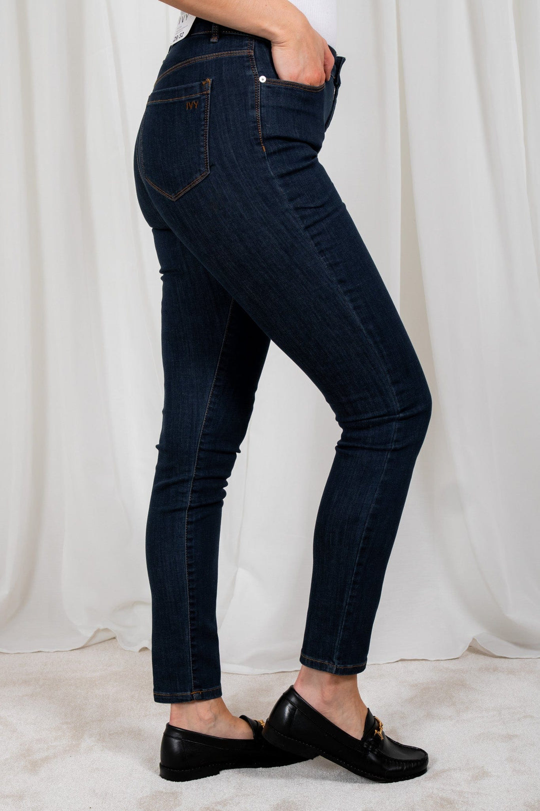 Alexa Ankle Jeans Excl. Blue Denim | Bukser | Smuk - Dameklær på nett