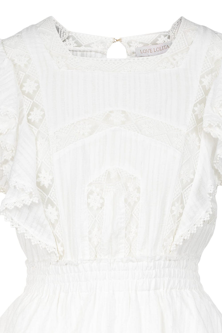 Alexa Dress White | Kjoler | Smuk - Dameklær på nett