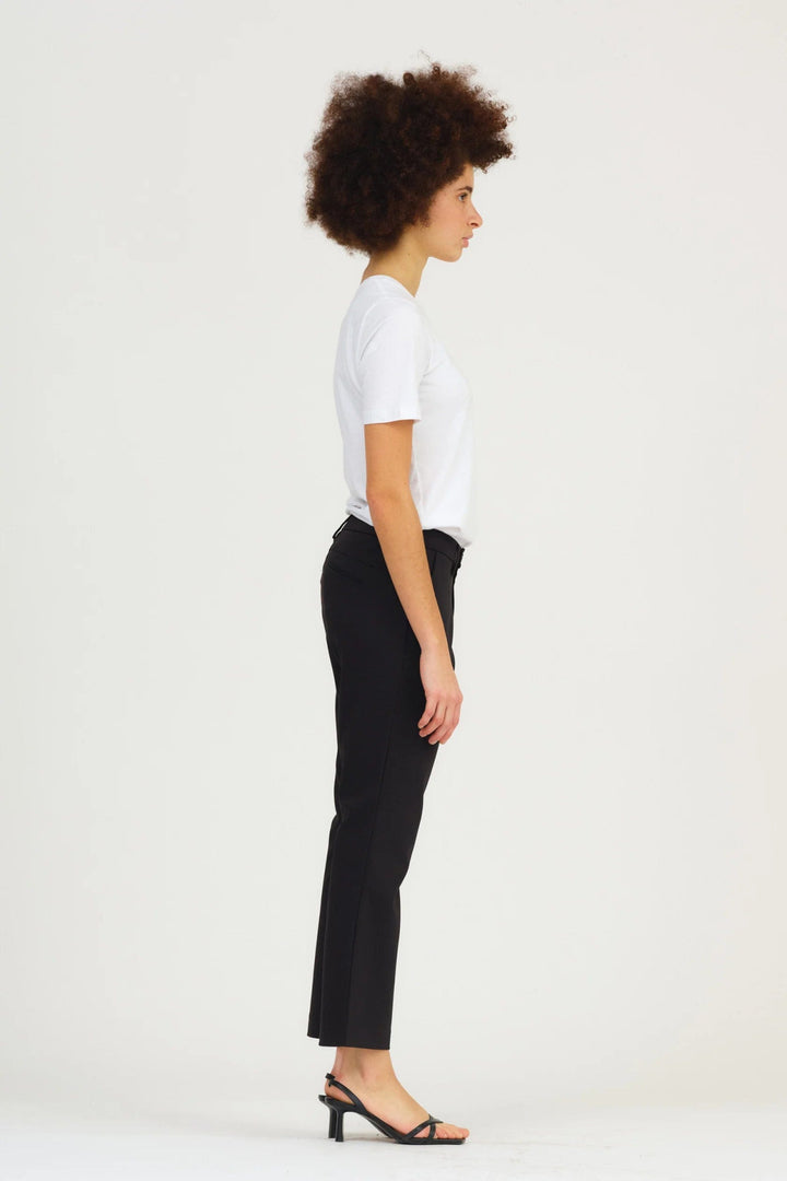 Alice Cropped Flare Pant Black | Bukser | Smuk - Dameklær på nett