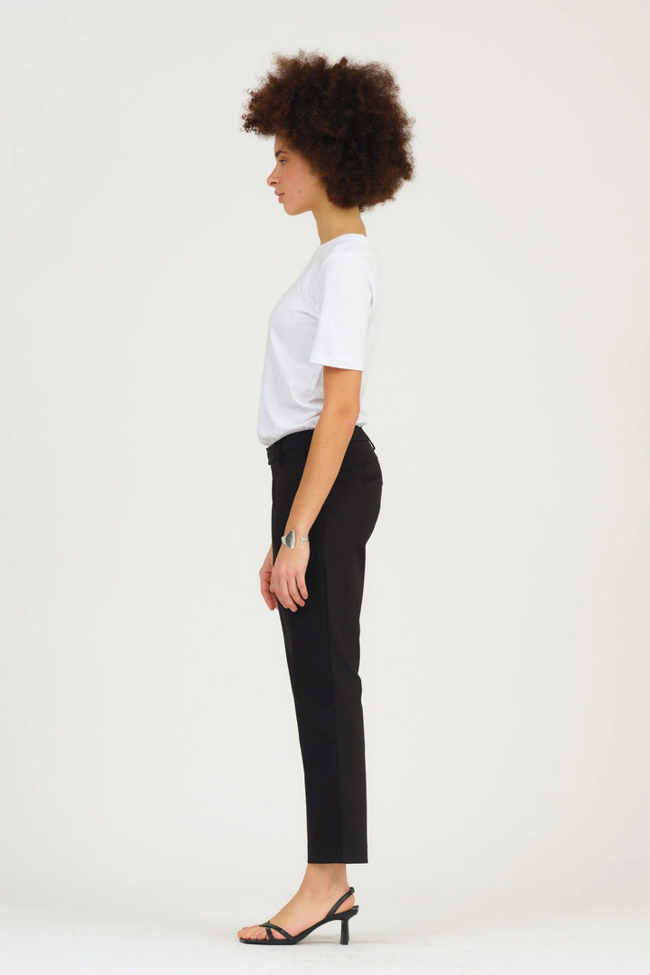 Alice Cropped Flare Pant Black | Bukser | Smuk - Dameklær på nett