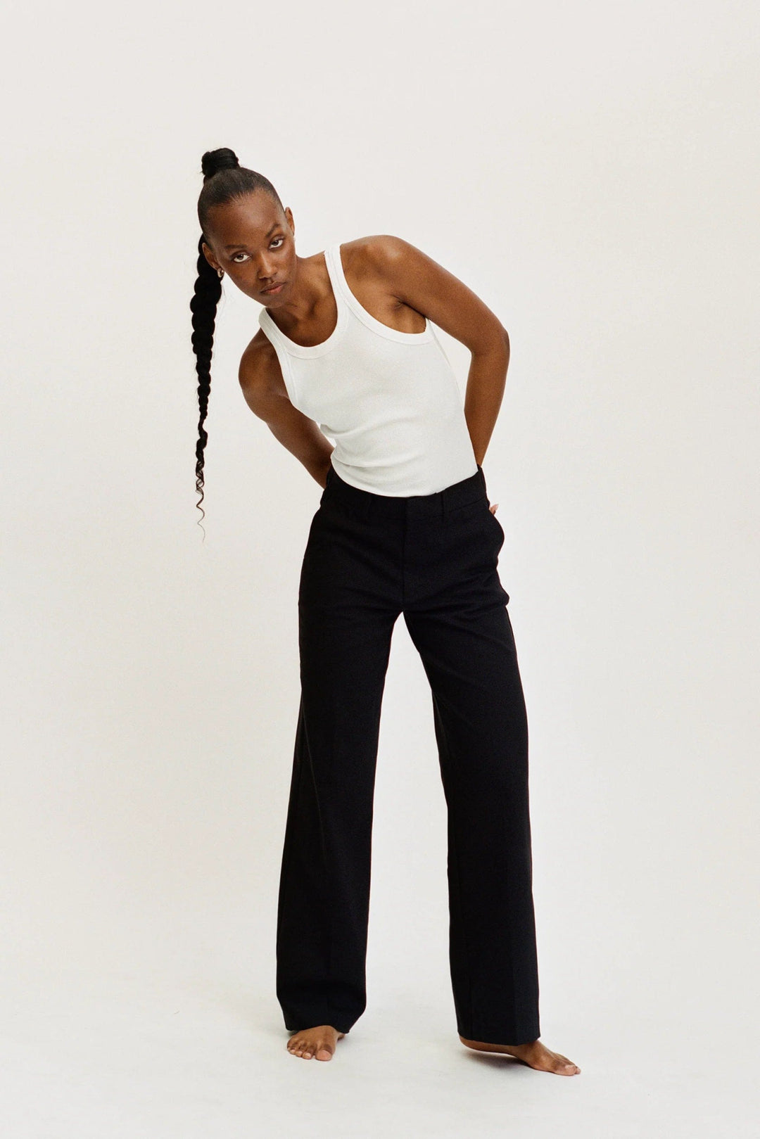 Alice Wide Pant Color Black | Bukser | Smuk - Dameklær på nett