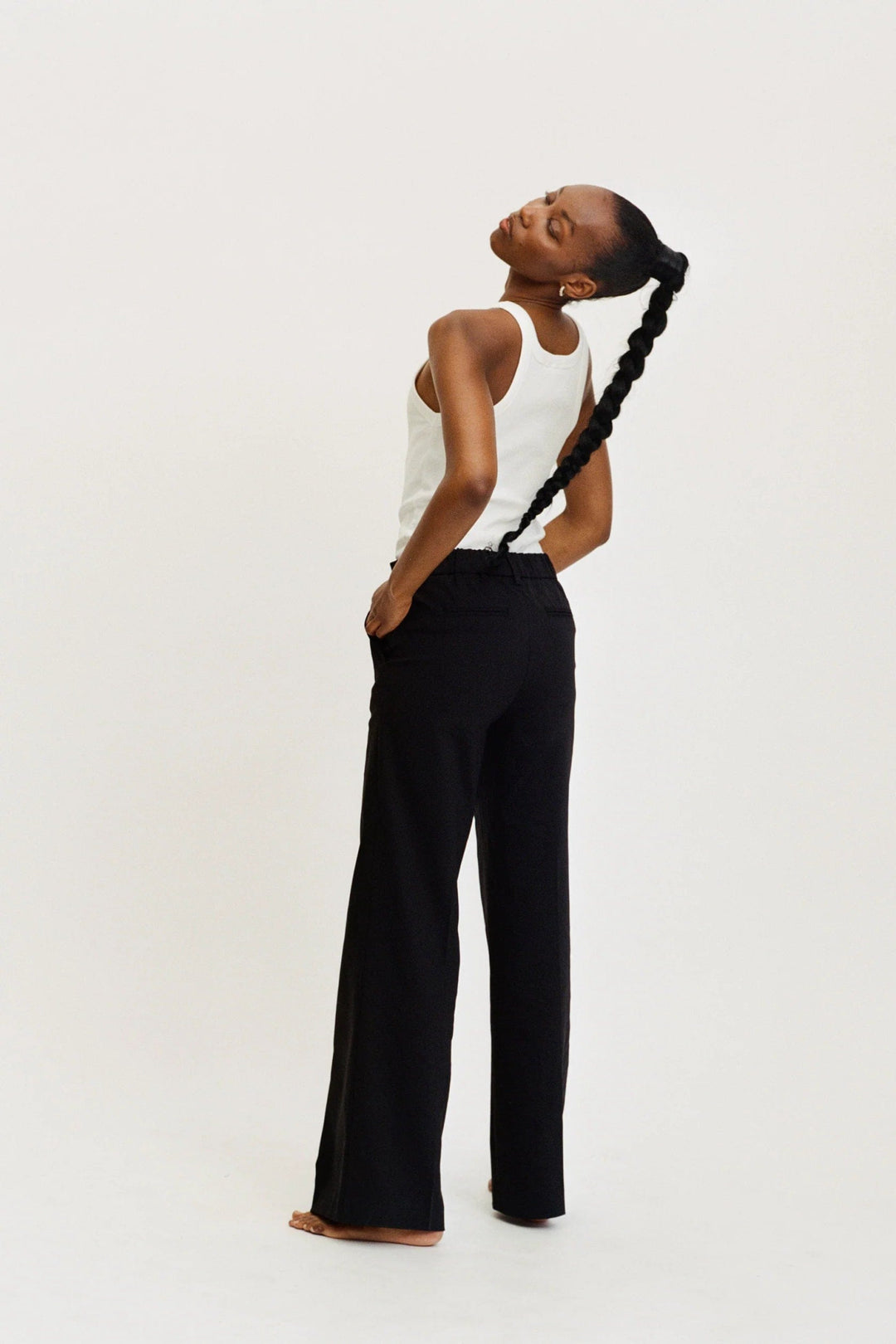 Alice Wide Pant Color Black | Bukser | Smuk - Dameklær på nett