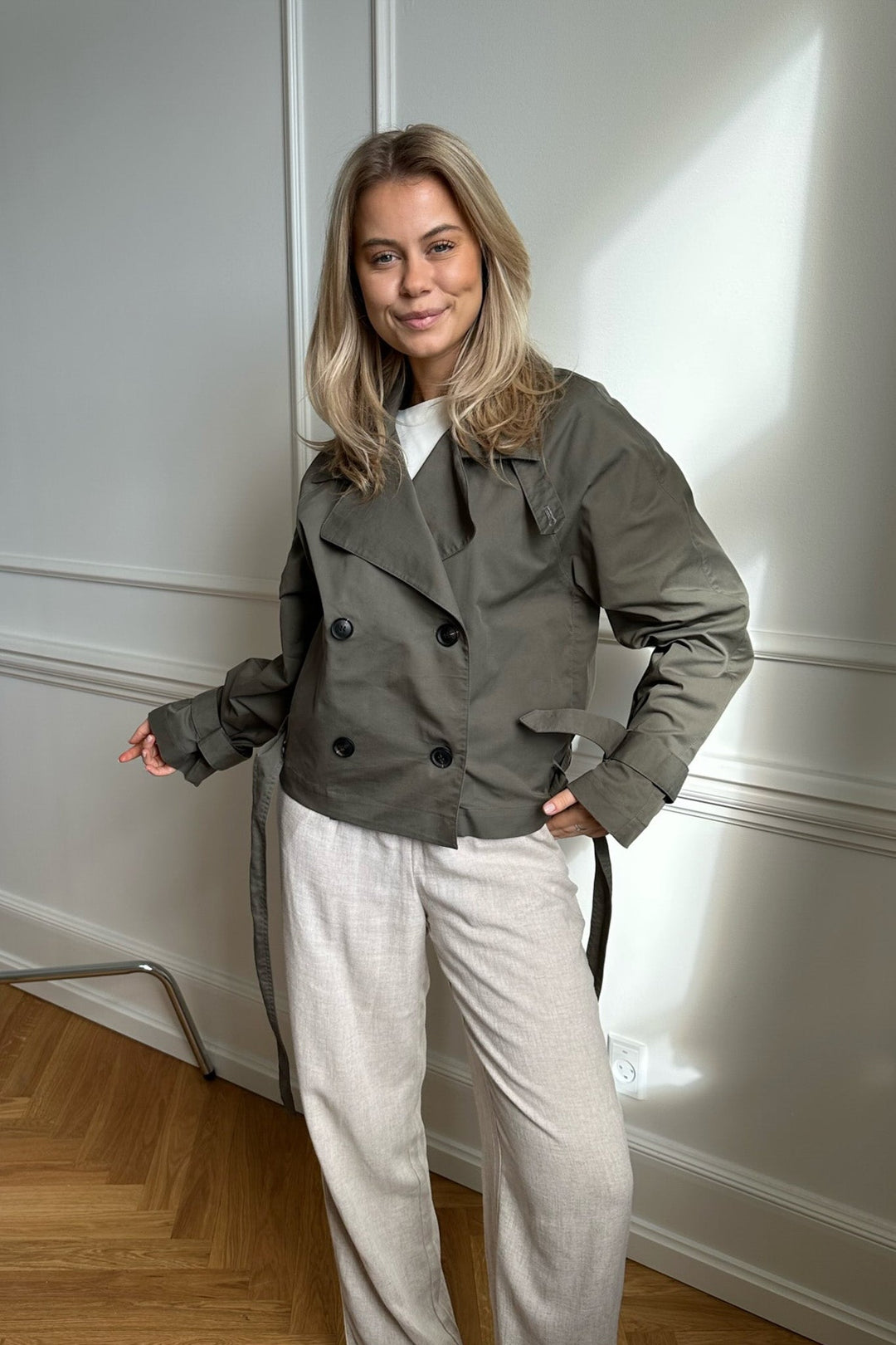 Almaic Trenchcoat Green | Yttertøy | Smuk - Dameklær på nett