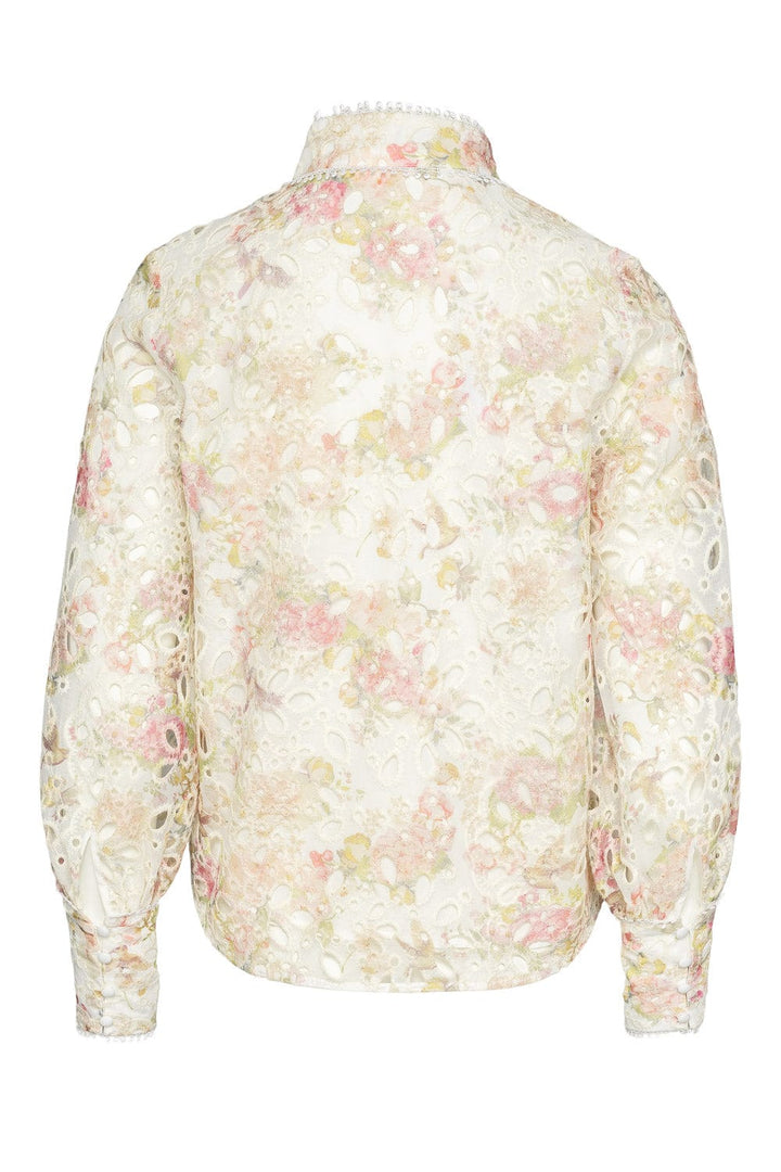 Almara Shirt Pink Floral | Skjorter og bluser | Smuk - Dameklær på nett