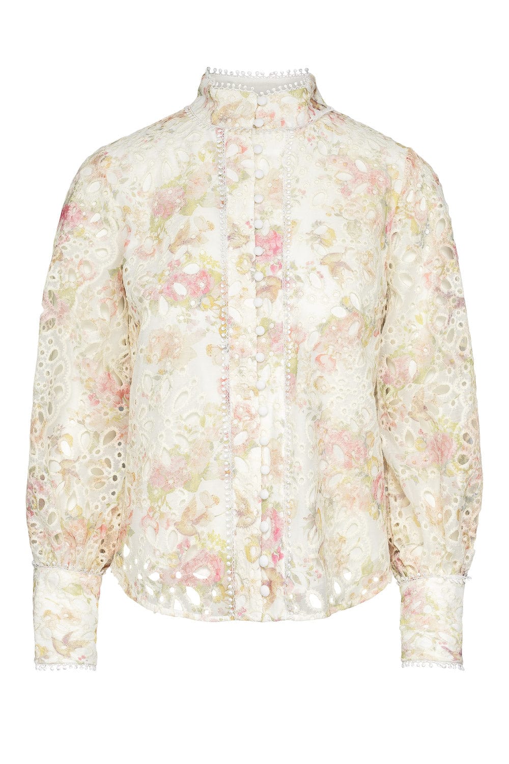Almara Shirt Pink Floral | Skjorter og bluser | Smuk - Dameklær på nett