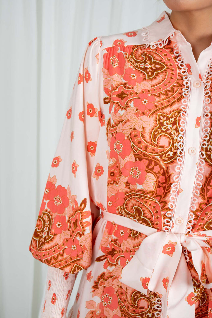 Amalfi Dress Peach | Kjoler | Smuk - Dameklær på nett