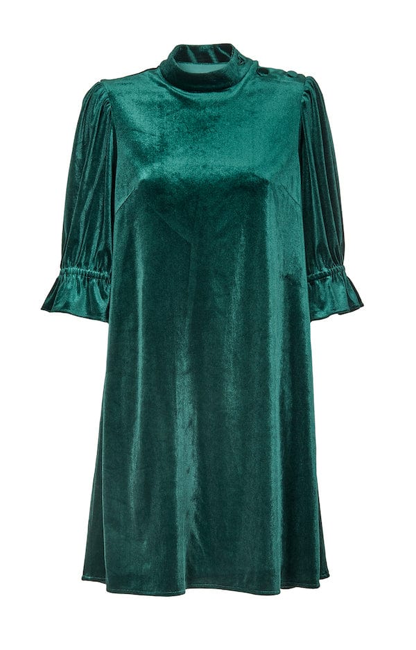 Amira Dress Bottle Green | Kjoler | Smuk - Dameklær på nett