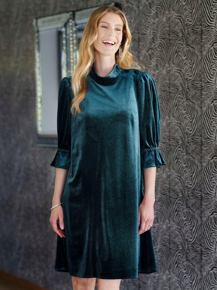 Amira Dress Bottle Green | Kjoler | Smuk - Dameklær på nett
