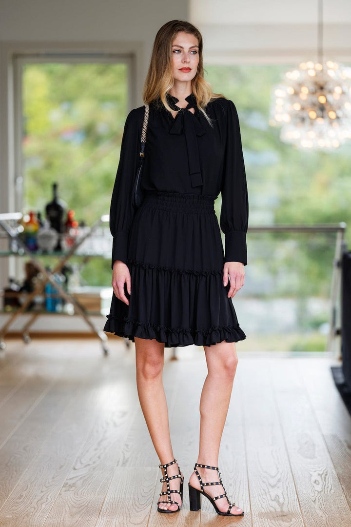 Ana Blouse Black | Skjorter og bluser | Smuk - Dameklær på nett