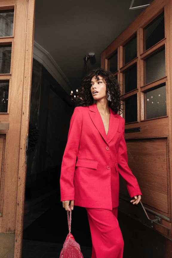 Andrea Blazer Magenta | Blazer | Smuk - Dameklær på nett