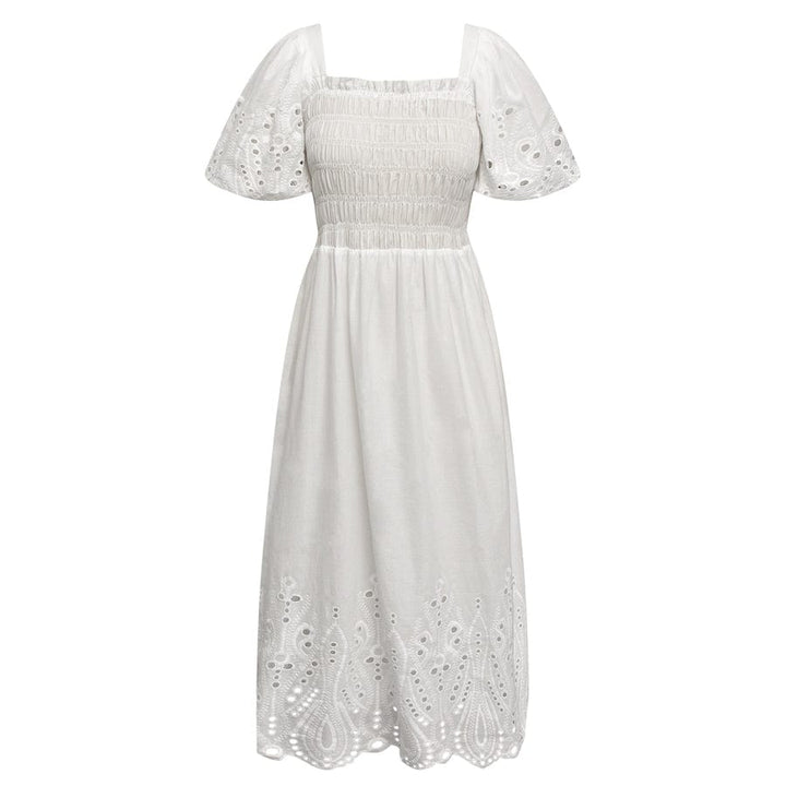 Angela Dress White | Kjoler | Smuk - Dameklær på nett